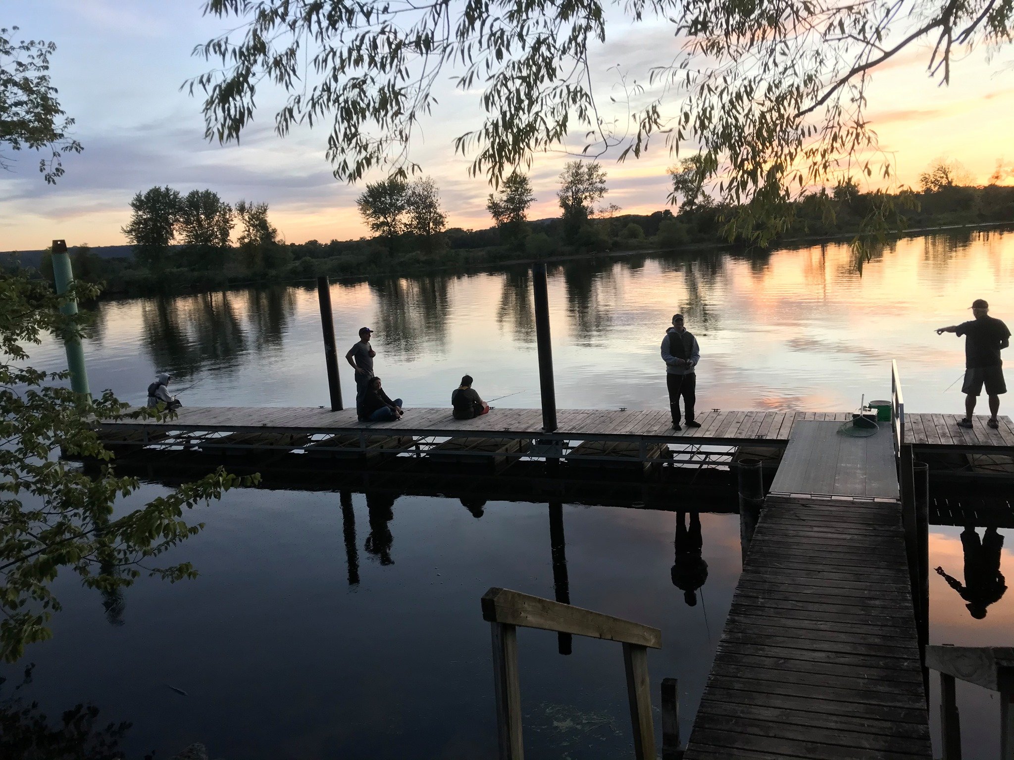 Fishing on the Big River Escape Dock